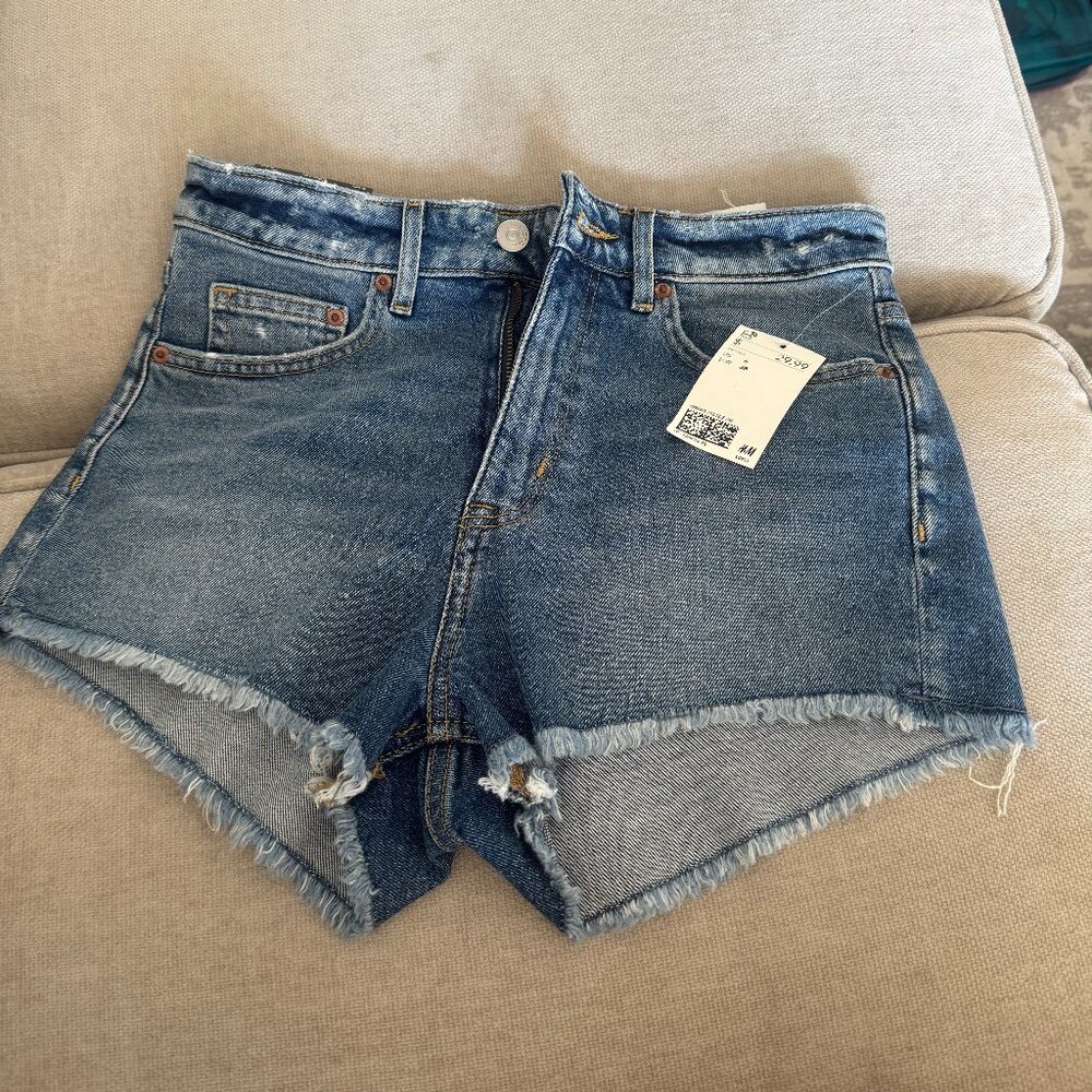 High Waist Vintage cut off denim shorts - Brand New With Tags